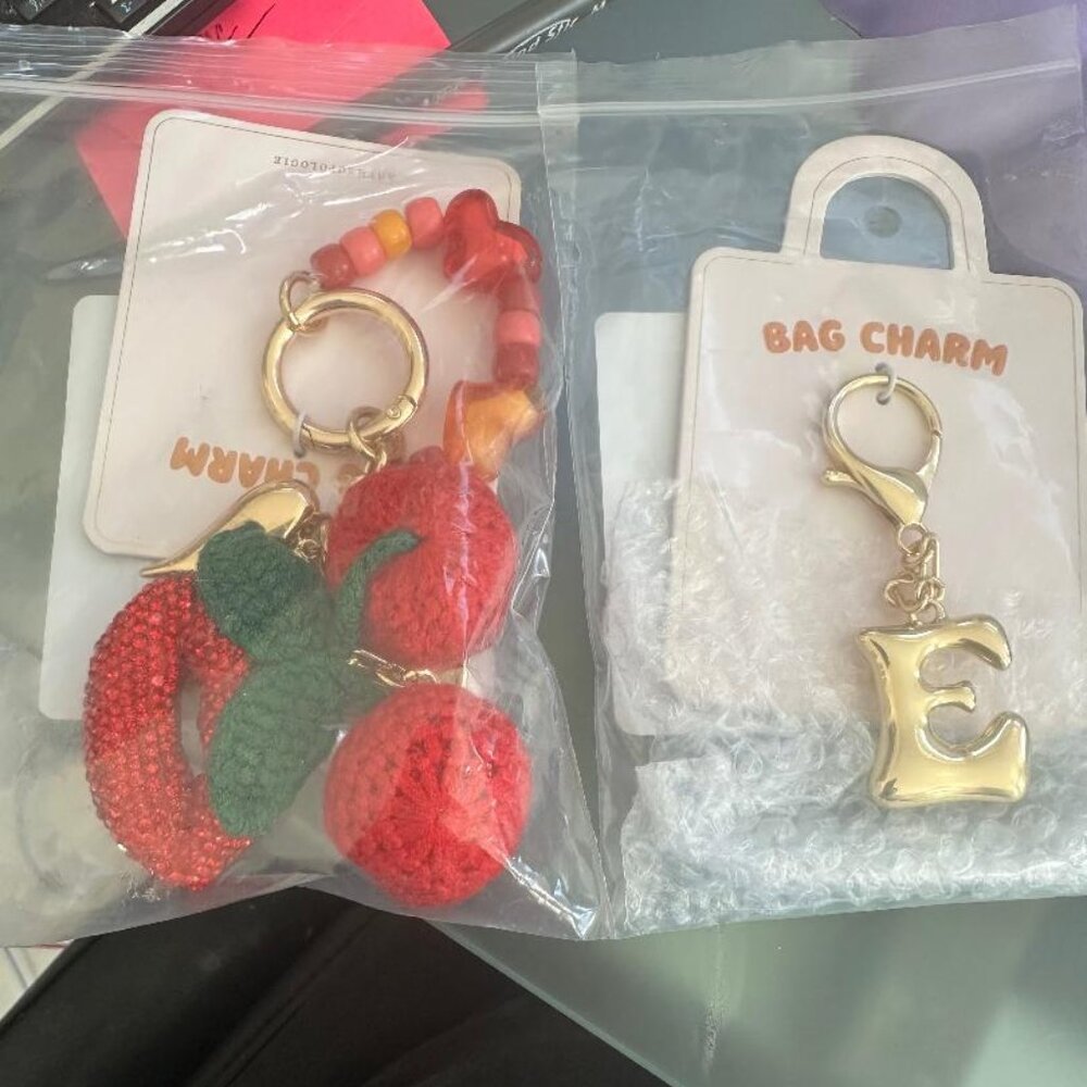 NWT 2 Bag Charms. Great Gift